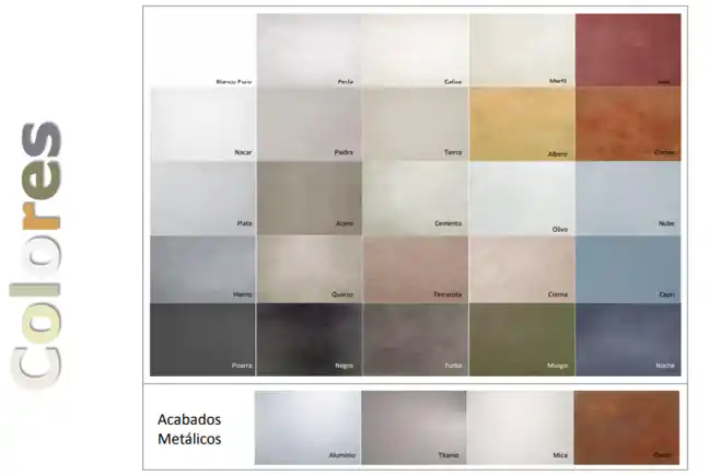 Microcemento colores en Gijon